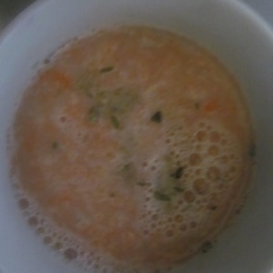 にんじんと豆乳の冷製スープ